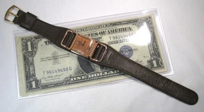 Vintage Mens Lord Elgin 21 Jewel 14K Rose Gold Filled Wristwatch RUNS ETC10821 - Image 1 of 4