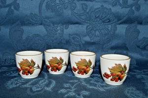 Royal Worcester Evesham Gold Trim - 4 x Egg Cup Egg Cups (#31) - Picture 1 of 3