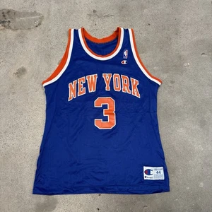 Vintage NBA Champion New York Knicks John Starks Trikot Größe 44 Large knackig - Bild 1 von 4