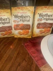 *3er Pack* Werther's Original Pumpkin Spice Soft Caramels Limited Edition 31.05.25 - Bild 1 von 2