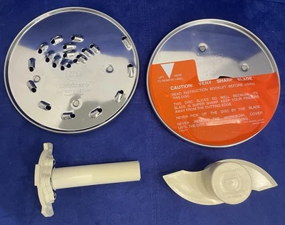 Cuisinart Food Processor (4) Parts DLC-837TX; DLC-844 TX; DLC-10 Stem; FP-749 TX - Image 1 of 4
