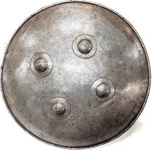 Rare 1800s era Ottoman Empire/Turkish military combat shield - Foto 1 di 8