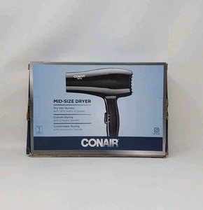 Conair Mid-Size Hair Dryer 1875 Watt 2 Heats/Speeds - OPEN BOX Ergonomic Handle - Picture 1 of 9