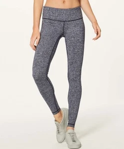 Lululemon Wunder Under Low-Rise Leggings 28″ – Gray – Size 6 - Picture 1 of 6