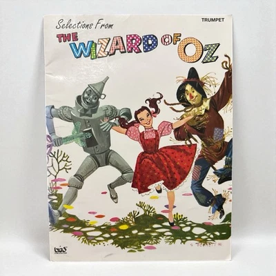 Selections from The Wizard of Oz Trumpet Sheet Music Book Warner Bros Vintage - Image 1 of 2