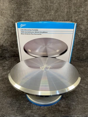 Ateco 615 12-Inch Round Aluminun Revolving Cake Decorating Stand - Image 1 of 4
