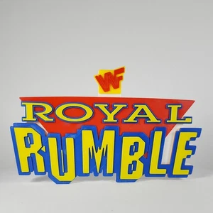 Supporto Wrestling Stampato in 3D | Espositore Wrestling Blu, Rosso e Giallo - Foto 1 di 4