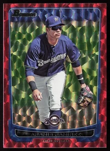 2012 Bowman Silver Ice Red Aramis Ramirez /25 Milwaukee Brewers #186 - Picture 1 of 2
