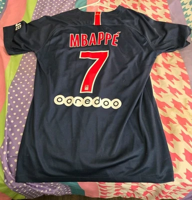 Camiseta Nike PSG Mbappé #7 2018/19 auténtica local XL Paris Saint Germain Foto 1 de 4