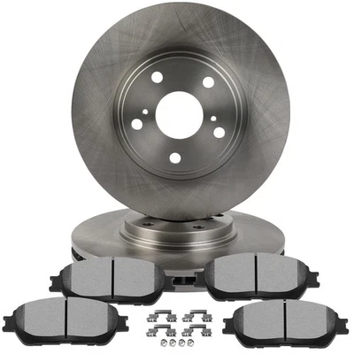 Kit de rotores de freno delanteros y pastillas de cerámica para 2003 2004 2005 2006 Lexus ES300 ES330 Foto 1 de 4