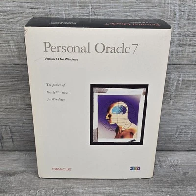 Personal Oracle 7 ~ Version 7.1 Windows Architecture Oracle Workgroup 2000~ New! - Image 1 of 4