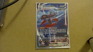 Pokemon Juego de Cartas Coleccionables Fusion Strike Inteleon Vmax Arte Antiguo Arte Completo Holo Raro 266/264 Casi Nuevo - Imagen 1 de 1