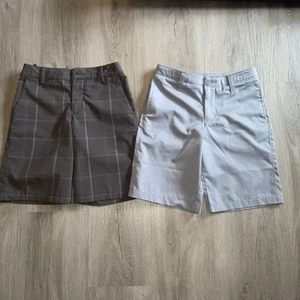 Lot Athletic Golf Gym Shorts Gray Under Armour Youth Small and Size 10 - Picture 1 of 6
