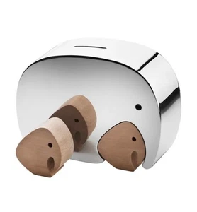 Georg Jensen Moneyphant Spardose mit Zwillingen - Bild 1 von 1
