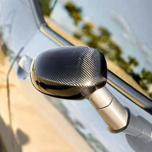 Real Carbon Fiber Add-on Side Mirror Cover Caps for Dodge Challenger 2009-2022 - Bild 1 von 6