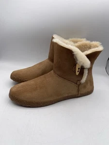 UGG Mujer Marrón Castaño Gamuza Botines con Piel de Oveja, "Granate" Talla 11 - Imagen 1 de 13