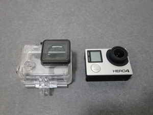 GoPro HERO4 Plateada + Carcasa Impermeable — PROBADA FUNCIONANDO - Imagen 1 de 12