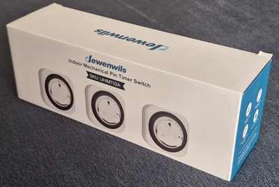 DEWENWILS Mechanical Indoor Timer Socket Switch, 24 Hour Programmable - 3 Pack - Image 1 of 2