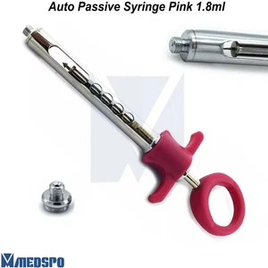 Dental Auto Passive Syringe Pink Self Aspirating Anesthetic 1.8ml Dentist Tools - Picture 1 of 4