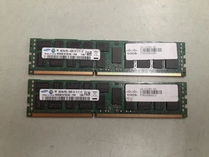 16GB (2x8GB) Samsung M393B1K70CH0-YH9 PC3L-10600R DDR3-1333MHz ECC Server RAM - Picture 1 of 3