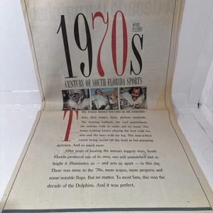 Miami Herald 1970s Century of South Florida Sports Newspaper Fourth in a Series - Picture 1 of 4