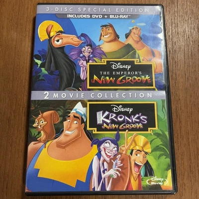 Disney The Emperors and  Kronks New Groove Blu-ray and DVD Combo 3 Disc Set - Image 1 of 3