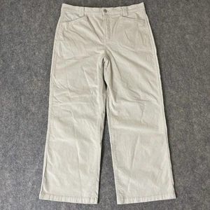 Madewell Emmett Wide Leg Pant Women’s 32 (35x29) Corduroy Cream - Picture 1 of 9
