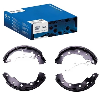 HELLA Bremsbacken-Satz 203,2mm Eje Trasero Apto para Mitsubishi Carisma Espacio - Imagen 1 de 3