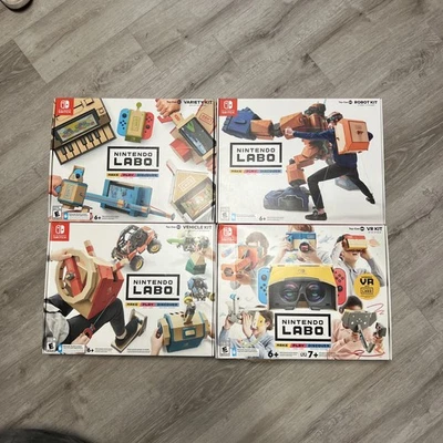 Nintendo Labo Toy-Con 01, 02, 03, 04 Nintendo Switch, All New in Box NIB - Image 1 of 4