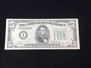 1934 D $5 FRN MINNEAPOLIS Beautiful XF to AU Note!!!! - Picture 1 of 4