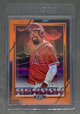 2020 Topps Fire - Orange - Anthony Rendon - /299 - Image 1 of 2