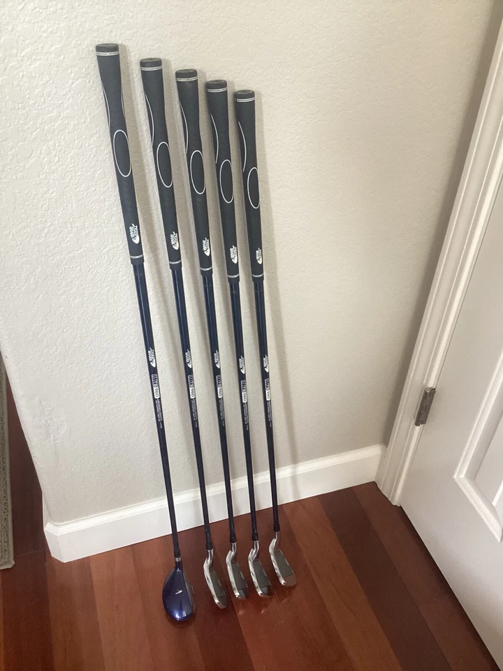 Tiger Shark TS 960 L Flex Graphite Shafts 6,7,8,9, Irons Hybrid 5 Wood - Image 1 of 4
