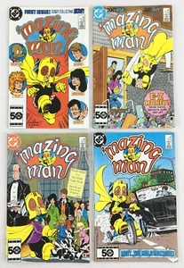 ‘Mazing Man 4 Comic lot/Run issues # 1 2 3 4 DC Comic 1985 VF/NM Grade Comb-Ship - Picture 1 of 2