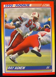 Ray Agnew 1990 Rookie Card Score #293 North Carolina State - Picture 1 of 2