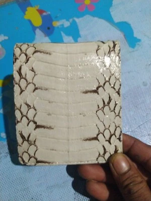 Genuine Cobra Snake Skin Leather Men's Bifold Wallet . Free shipping worldwide - Image 1 of 4