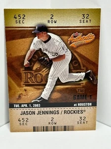 2003 Fleer Authentix #3 Jason Jennings - Picture 1 of 2