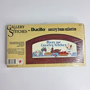 Bucilla Gallery of Stitches Bless our Country Kitchen Country Frame Collection - Picture 1 of 5