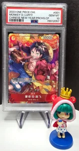 PSA 10 Monkey D Luffy P 001 Chinese New Year Promo English One Piece Card Game - Foto 1 di 1