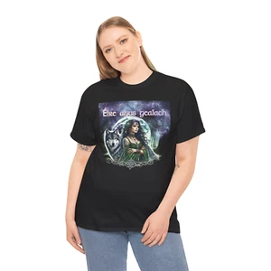 Celtic Goddess Eire Agus Gealach Graphic Tee - Picture 1 of 4