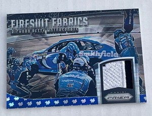 2016 Prizm Firesuit Fabrics Blue Flags ARIC ALMIROLA Race Used 2 Color Patch /75