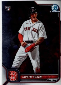 Tarjeta de novato cromada Jarren Duran de los Medias Rojas de Boston 2022 de Bowman - Imagen 1 de 2
