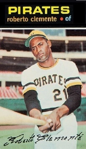Roberto Clemente Pittsburgh Pirates Baseball Refrigerator Magnet Cover