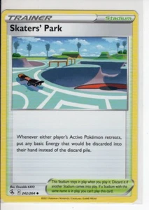 SKATER'S PARK TRAINER FUSION STRIKE SET POKEMON CARD 242/264 NM/M - Foto 1 di 1