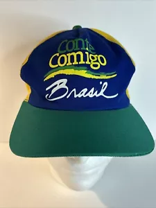 Cappello Berretto Vintage WALMART Azionisti 2001 Conte Comigo Brasil Regolabile Snapback - Foto 1 di 5