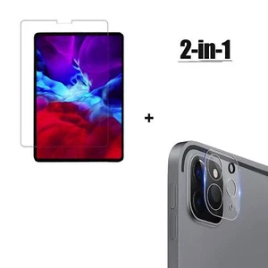 Für iPad Pro 2020 12.9" Display & Kamera Schutzglas Echtglas robuste Panzerfolie - Bild 1 von 5