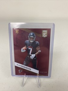 2023 Panini Donruss Elite Football Bijan Robinson Red /150 NO. 104