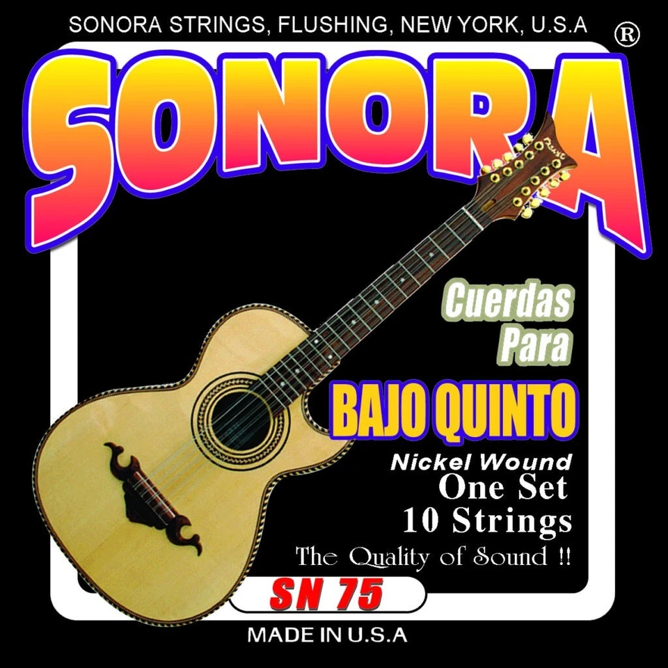 Sonora SN75 Bajo Quinto Nickel wound strings - Image 1 of 1