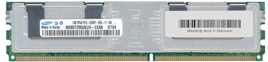 Samsung M395T2953EZ4-CE66 DDR2 PC2-5300 Server Ram - Image 1 of 1
