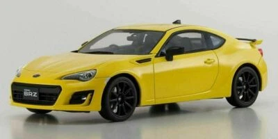 1/18 Subaru BRZ GT RHD Samurai Yellow Diecast Model Car by Kyosho KSR18027Y  - Image 1 of 4