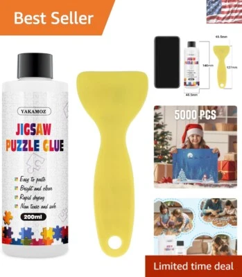 Non-Toxic 200ML Puzzle Glue with Applicator - Ideal for Crafting Fun with Family - Image 1 of 4